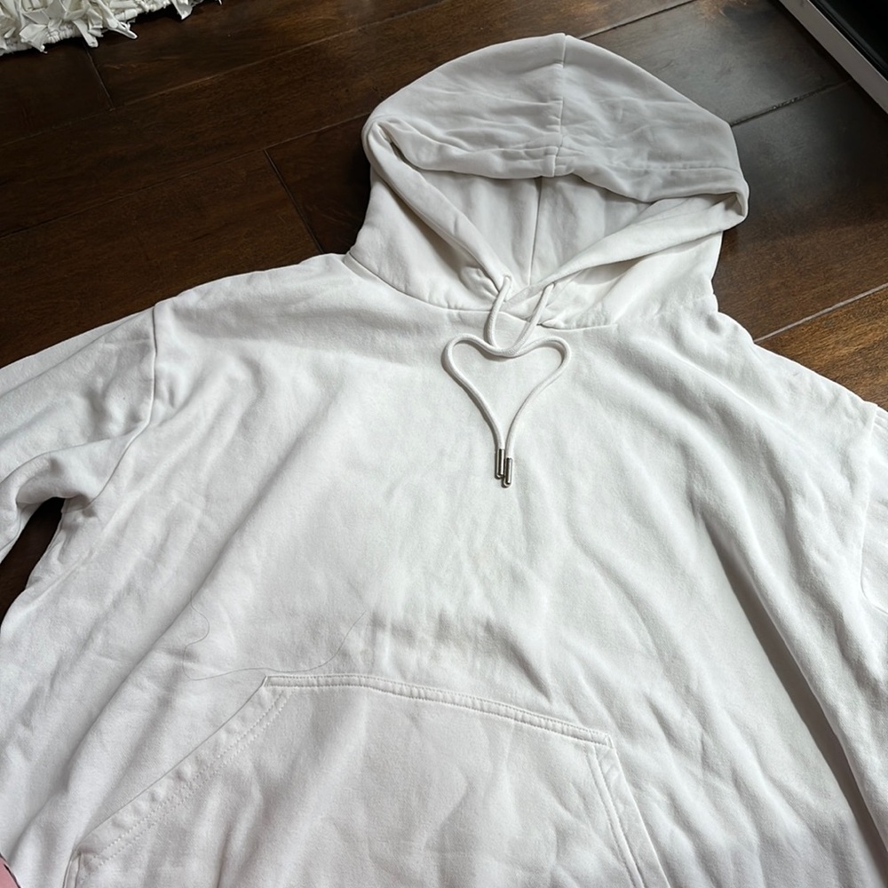 🤍 White Oversized Hoodie